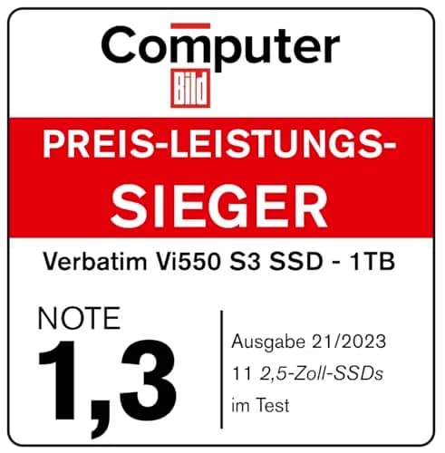Verbatim Vi550 2TB Internal SSD SATA III 2.5-inch | 550 MB/s Read, 500 MB/s Write thumbnail 6