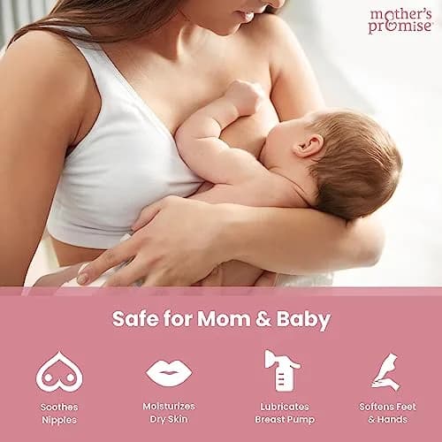 Mother's Promise Organic Nipple Butter 2 Fl Oz (Pack of 2) | USDA Certified Lanolin-Free Balm for Breastfeeding Moms & Babies thumbnail 4