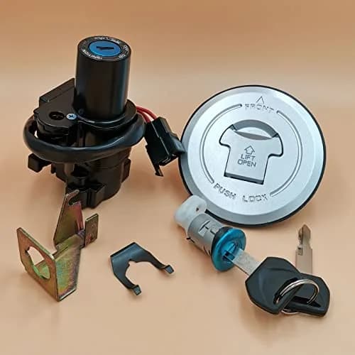 Gokuman Ignition Switch Set for Honda CBR250R CBR300R 2011-2018 with Gas Cap Seat Lock Keys (3 Pins) thumbnail 1