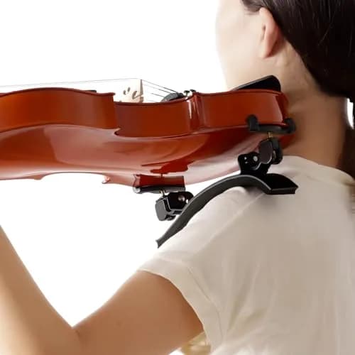 SUEWIO Violin Shoulder Rest for 4/4 Size, Premium Aluminum Alloy with Foam Pad & Height Adjustable Feet | Ergonomic Support for Adults thumbnail 6