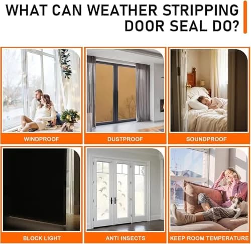 pundin D Shape Black Rubber Weather Stripping Seal 7m (23ft) | Blocks Drafts, Noise, and Dust thumbnail 4