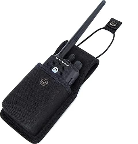 LUITON Universal Radio Case 4-Pack | Tactical Nylon Holster with Belt Clip for Motorola MT500, MT1000, MTS2000 & Similar Models thumbnail 4