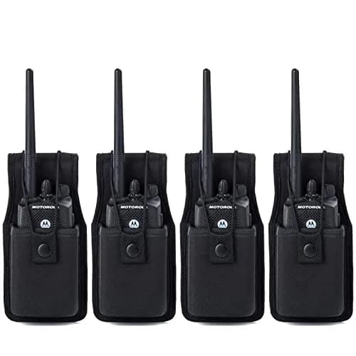 LUITON Universal Radio Case 4-Pack | Tactical Nylon Holster with Belt Clip for Motorola MT500, MT1000, MTS2000 & Similar Models thumbnail 1