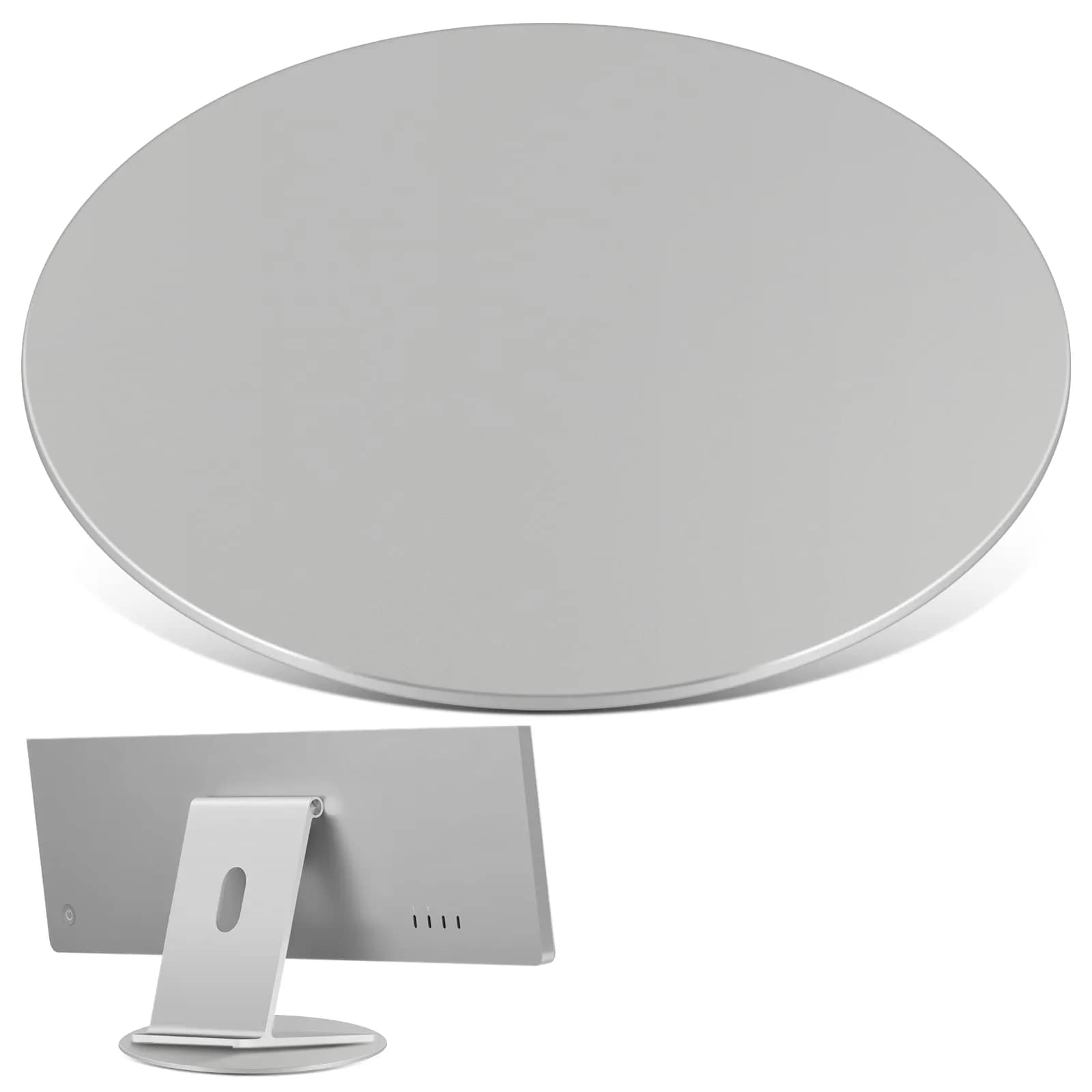pyntop 360° Rotation Monitor Swivel Base Computer Screen Monitor Stand | Stable Aluminum Turntable for Most Monitors