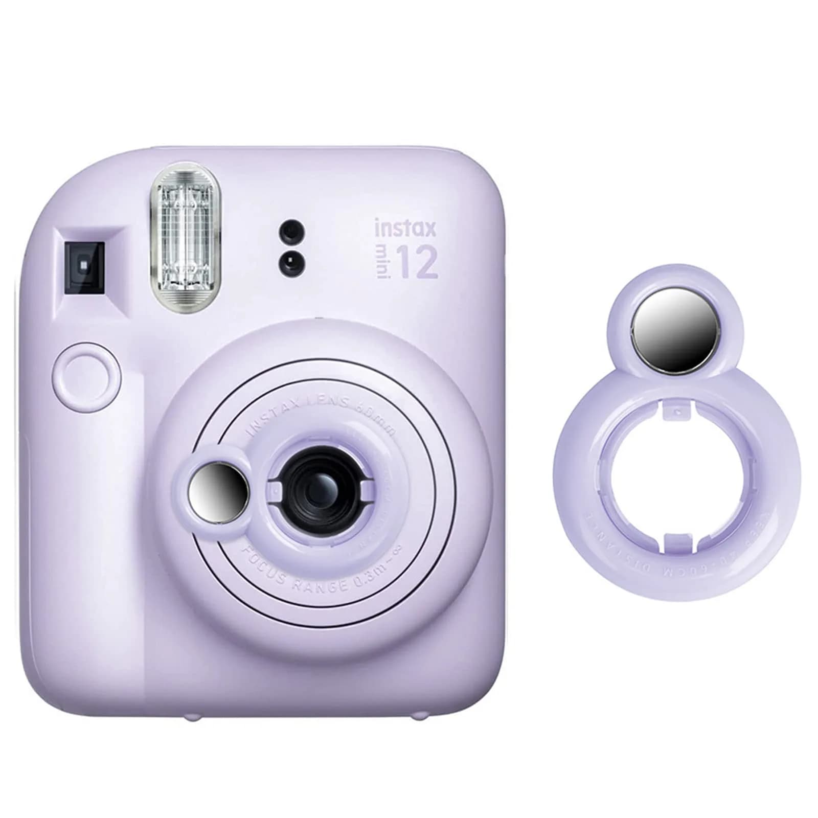 Rieibi Selfie Mirror for Instax 12 | Purple Self-Portrait Lens for Fujifilm Mini 12