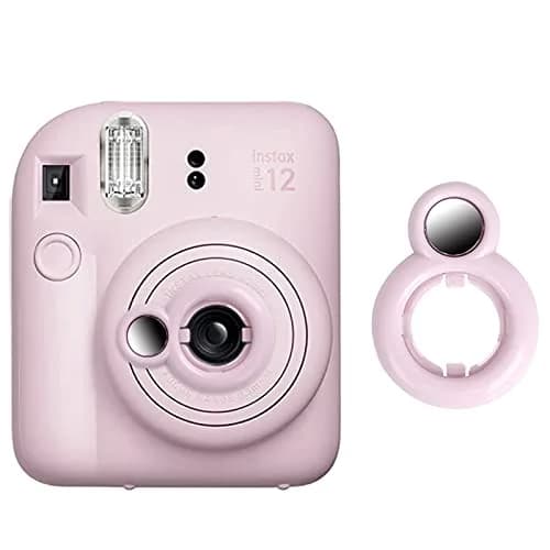 Rieibi Pink Selfie Mirror for Fujifilm Instax Mini 12 Camera | Close-up Lens with Self-Portrait Mirror thumbnail 1