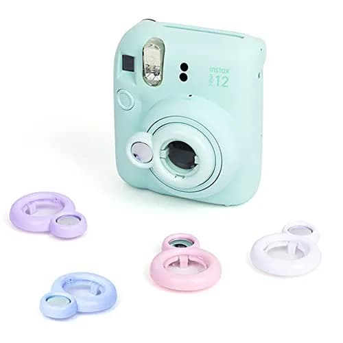 Rieibi Pink Selfie Mirror for Fujifilm Instax Mini 12 Camera | Close-up Lens with Self-Portrait Mirror thumbnail 7