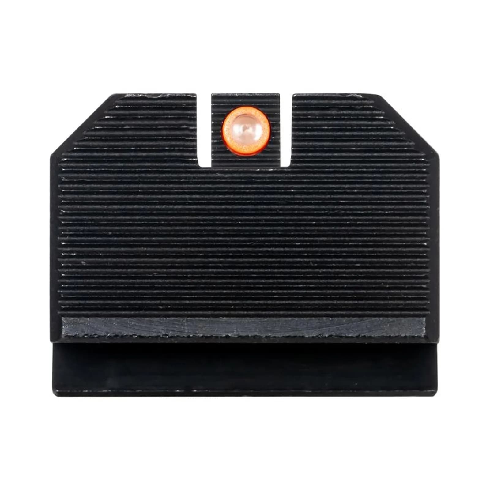 Night Fision Optics Ready Stealth .311-.402 Night Sight Set for Smith &Wesson M&P with RMR/507c/SRO, Orange Front Ring, Blank Rear Sight | Bright Tritium Aim - main product image