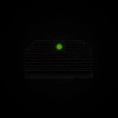 Night Fision Optics Ready Stealth .311-.402 Night Sight Set for Smith &Wesson M&P with RMR/507c/SRO, Orange Front Ring, Blank Rear Sight | Bright Tritium Aim thumbnail 6