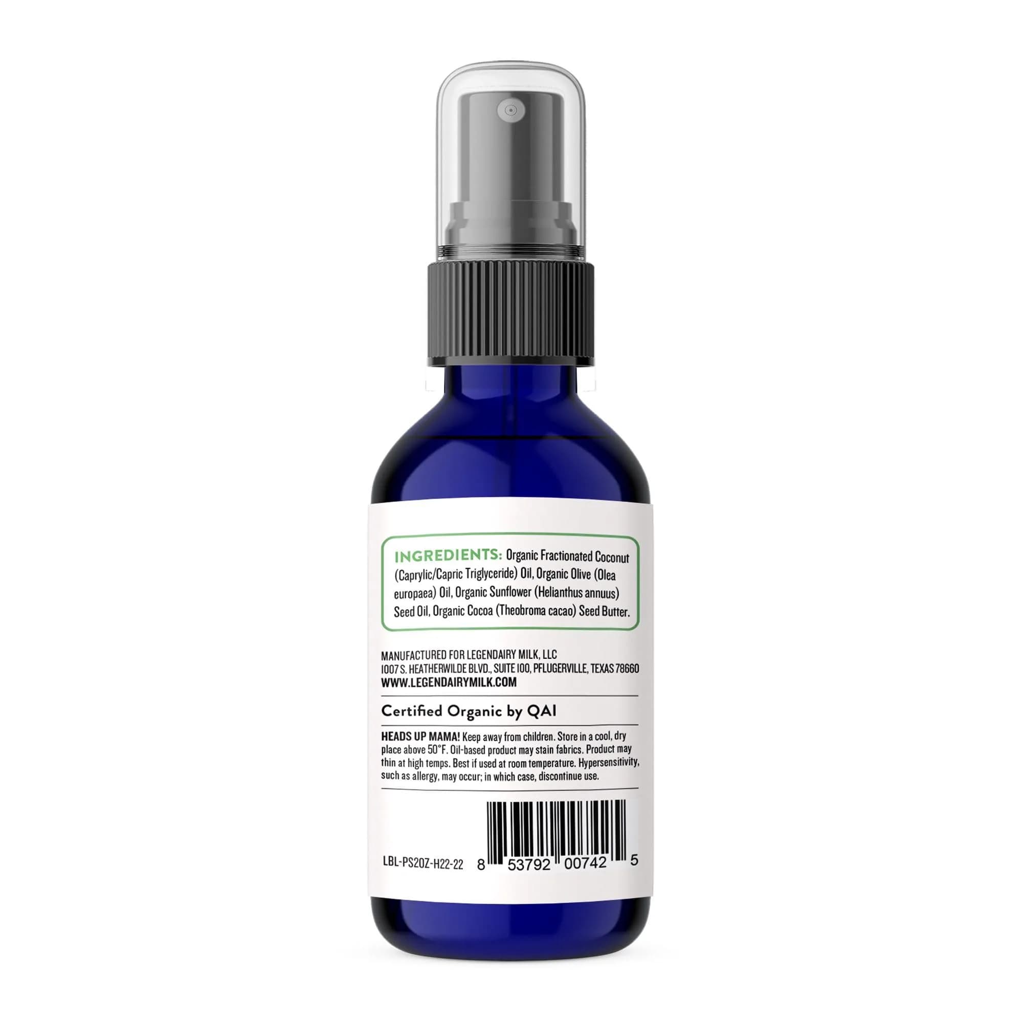Legendairy Milk Pumping Spray 4 oz (118 ml) | Organic Lubricant for Breast Shields & Flanges - view 6