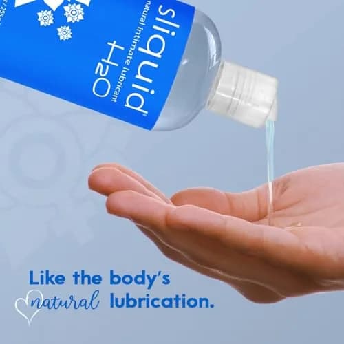 Sliquid H2O Water-Based Lube Gel - 510ml (17 Fl Oz) | Natural, Unscented, Condom & Toy Safe thumbnail 7
