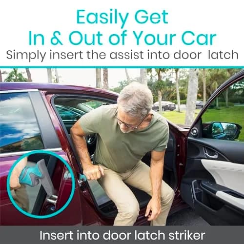 Vive Car Handle Assist for Elderly - 2 Pack | Stabilizing Support for Easy Exit thumbnail 4