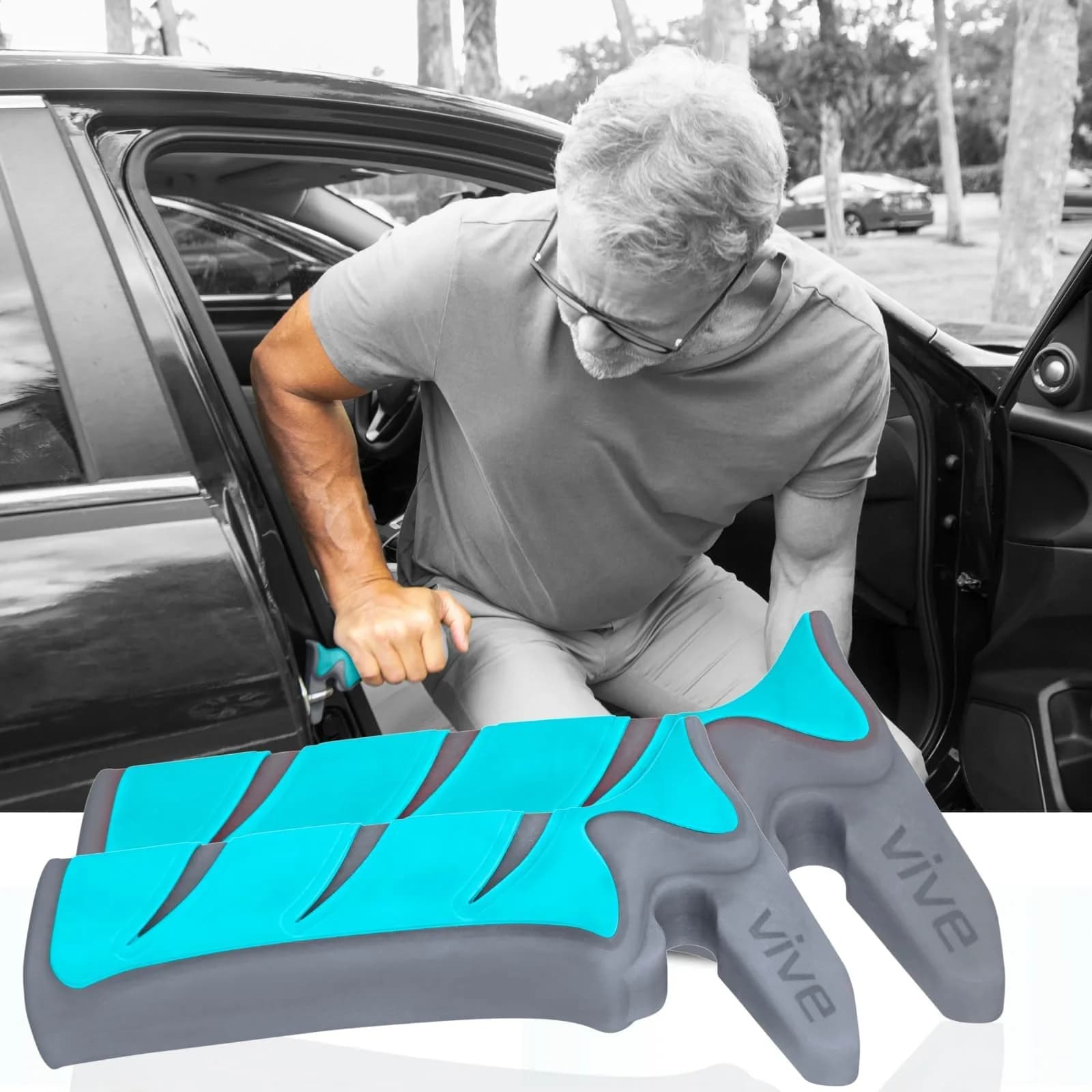 Vive Car Handle Assist for Elderly - 2 Pack | Stabilizing Support for Easy Exit - main product image