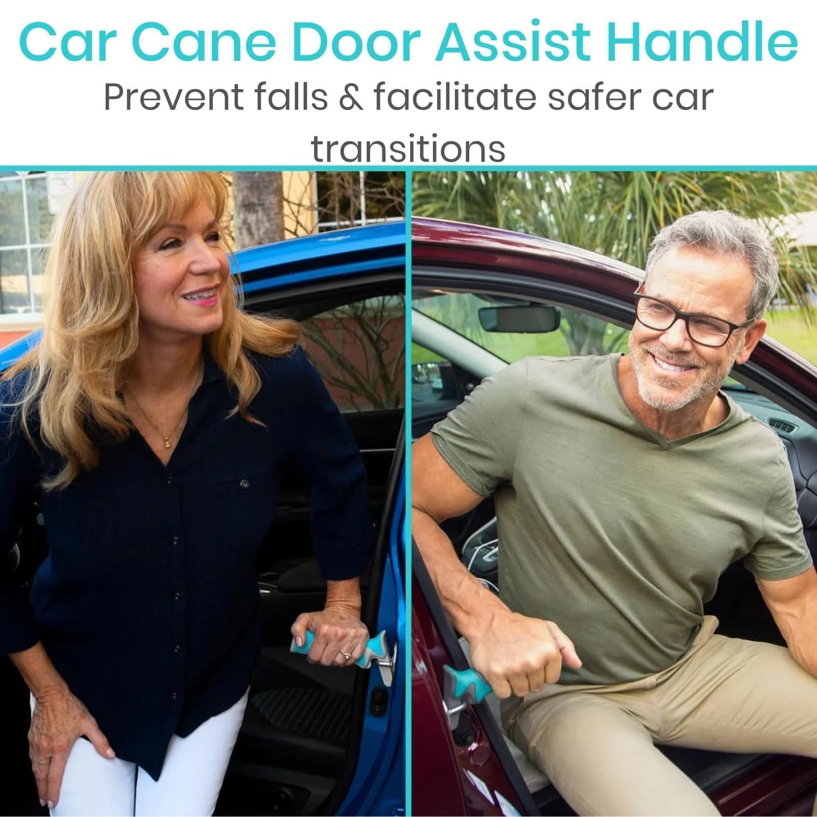 Vive Car Handle Assist for Elderly - 2 Pack | Stabilizing Support for Easy Exit - view 7