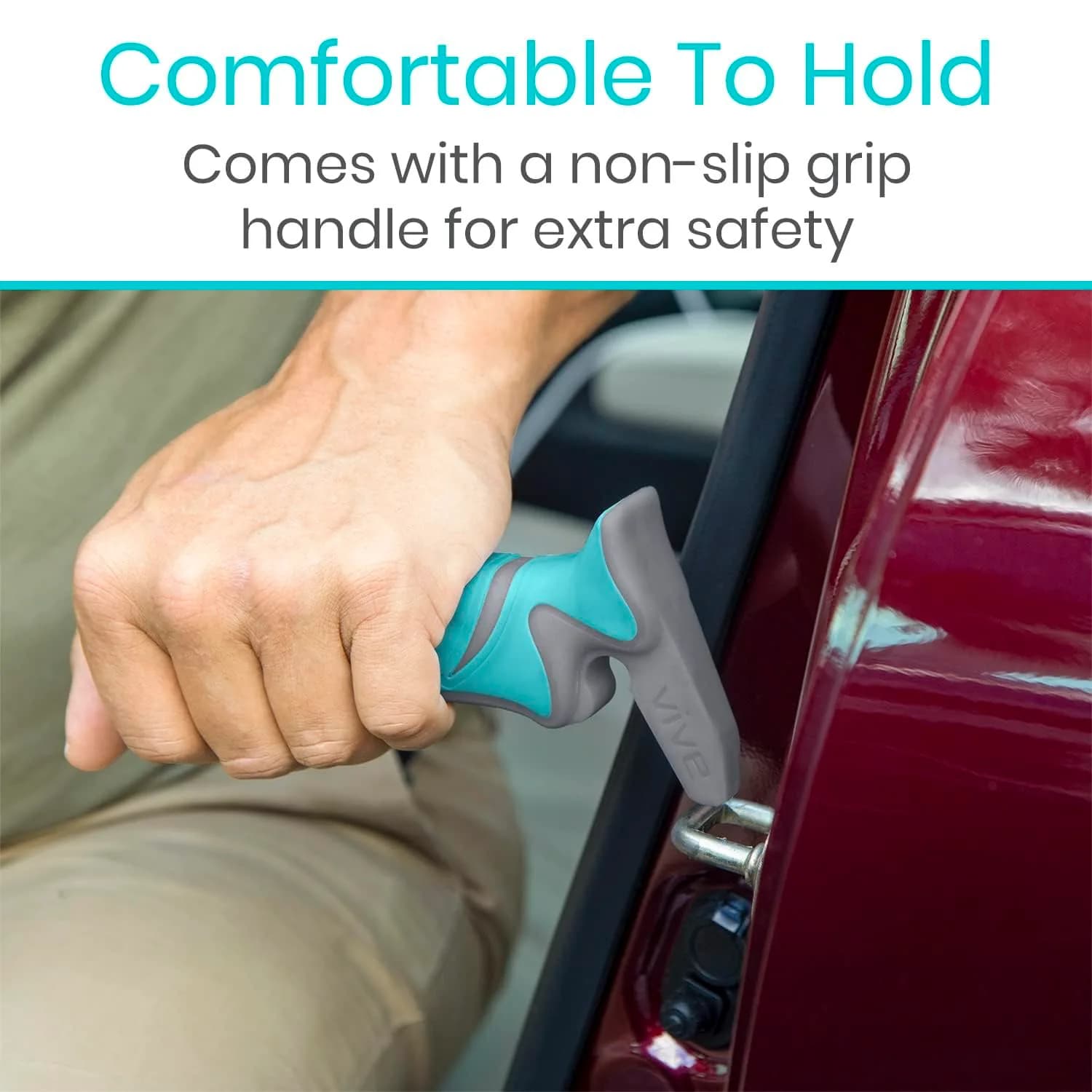 Vive Car Handle Assist for Elderly - 2 Pack | Stabilizing Support for Easy Exit - view 8