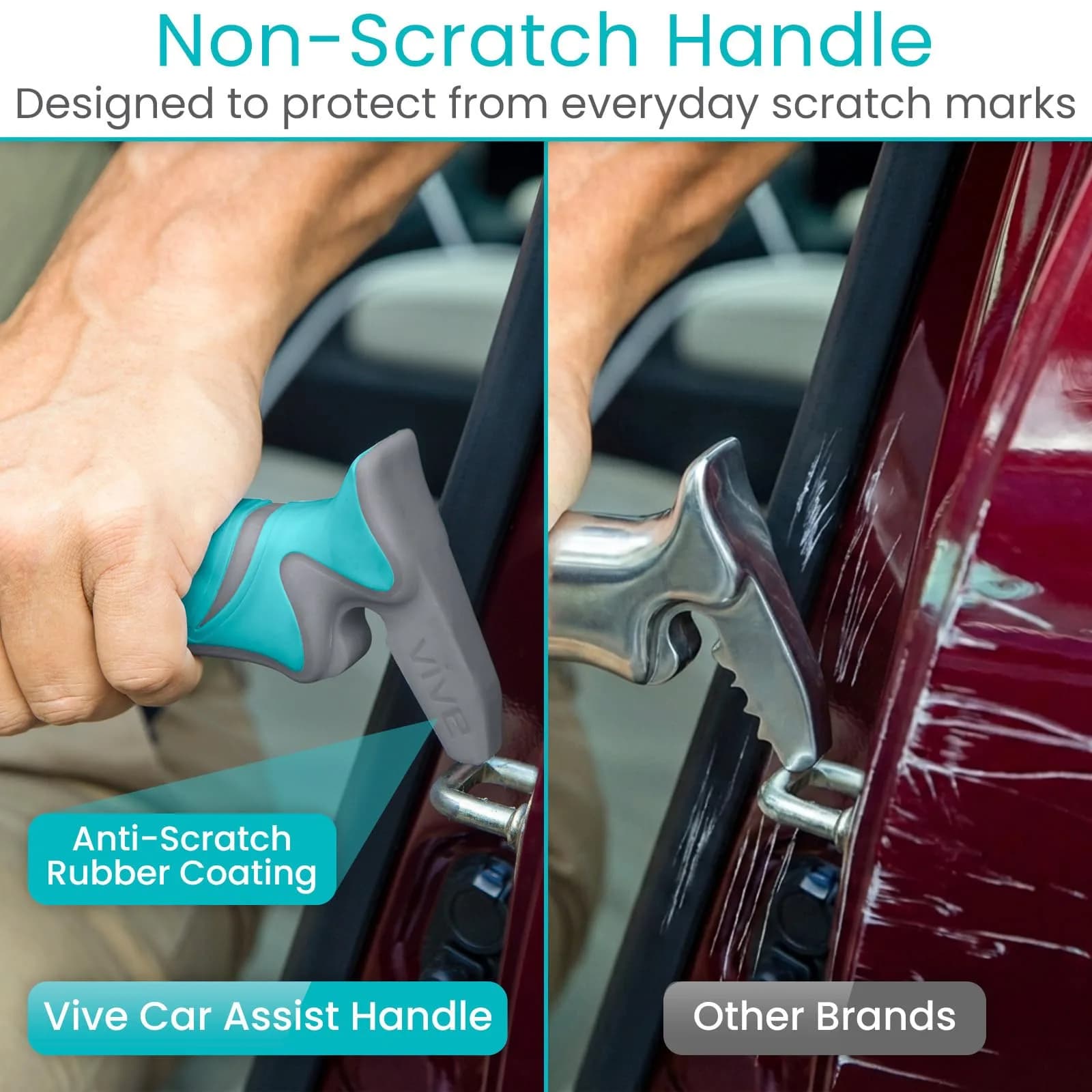 Vive Car Handle Assist for Elderly - 2 Pack | Stabilizing Support for Easy Exit - view 3