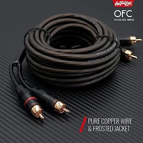 Install Link RCA Audio Cable 20ft | OFC 2-Male to 2-Male, Stereo & Subwoofer thumbnail 9