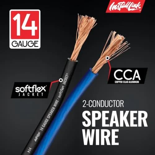 Install Link 14 AWG Gauge Speaker Wire 30.5m (100 Feet) | CCA for Home Theater & Car Audio thumbnail 7
