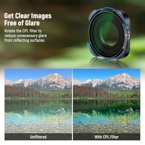 NEEWER ND & CPL Filter Set for GoPro Hero 13/12/11/10/9, 4 Pack | 4 Filters + Case thumbnail 4