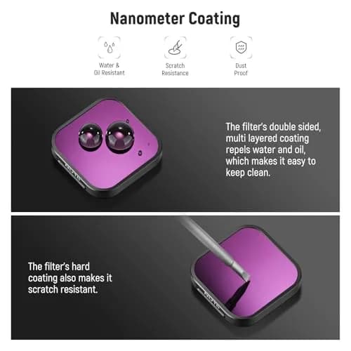 NEEWER ND & CPL Filter Set for GoPro Hero 13/12/11/10/9, 4 Pack | 4 Filters + Case thumbnail 6