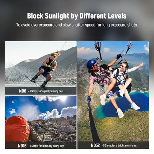 NEEWER ND & CPL Filter Set for GoPro Hero 13/12/11/10/9, 4 Pack | 4 Filters + Case thumbnail 3