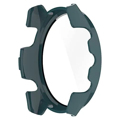 BabyValley Hard PC Case Compatible with Garmin Forerunner 265 Smartwatch 42mm (3-Pack, Green/Apricot/Black) | Full Screen Protection thumbnail 6