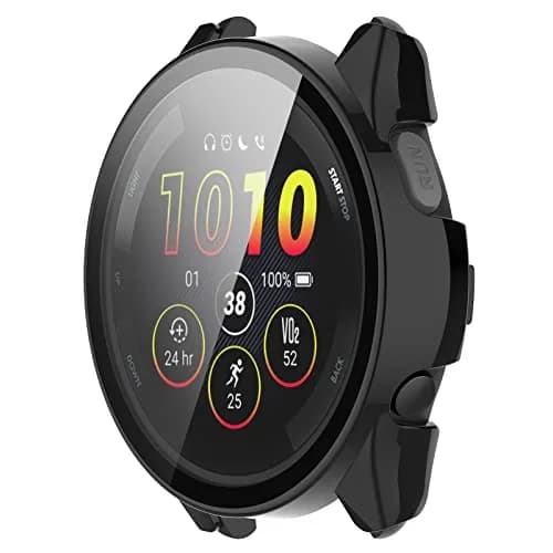 BabyValley Hard PC Case Compatible with Garmin Forerunner 265 Smartwatch Accessory (3-Pack, Black) thumbnail 6