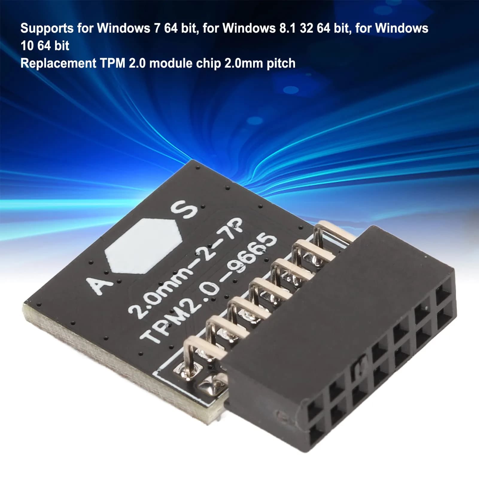 ASHATA TPM 2.0 Module 14-Pin System for Intel & AMD Motherboards | Security Chip for Windows 11 - view 2