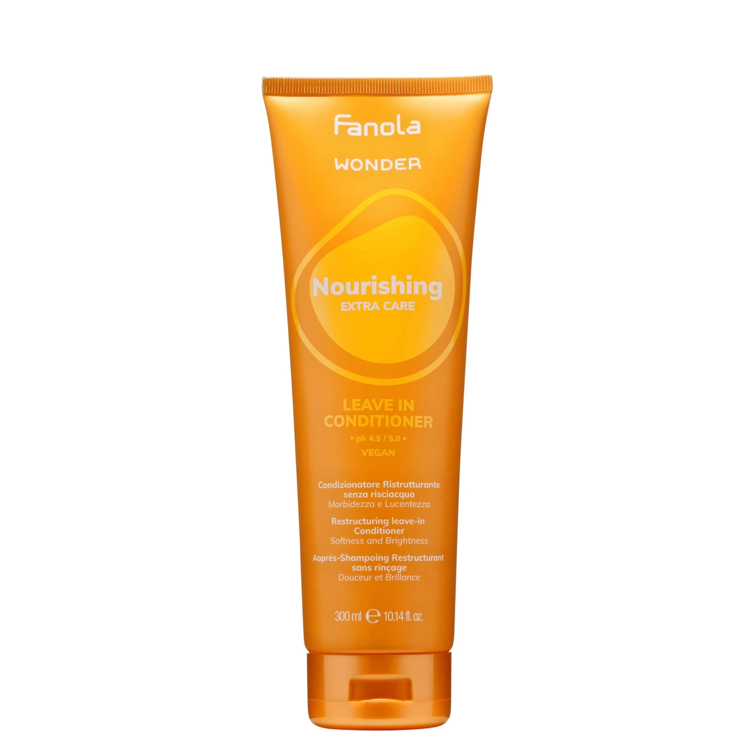Fanola Restructuring Leave-In Conditioner & Repair Hair Treatment 300ml (10.14 Fl Oz) | Hydrates Dry, Damaged, Frizzy Hair — 10.14 Fl Oz