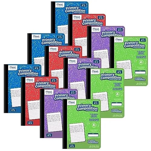 Mead Primary Composition Book, Grades K-2, 7-1/2" x 9-3/4" | Primary Ruled Handwriting Practice (70-120c) thumbnail 1