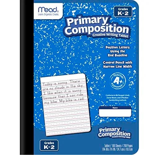 Mead Primary Composition Book, Grades K-2, 7-1/2" x 9-3/4" | Primary Ruled Handwriting Practice (70-120c) thumbnail 2