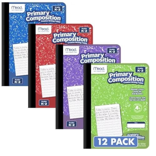 Mead Primary Composition Book, Grades K-2, 7-1/2" x 9-3/4" | Primary Ruled Handwriting Practice (70-120c) thumbnail 3