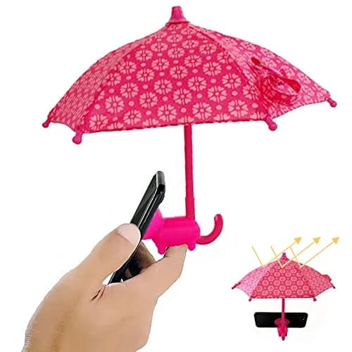 BEITESTAR Phone Umbrella for Sun | Cute Sun Shade & Phone Stand, 4-10” Smartphones, Silicone, Foldable thumbnail 1