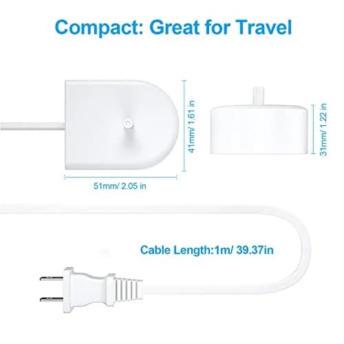 ENGFYADSY Charger Base Replacement for Philips Sonicare HX6100 | Travel & Waterproof thumbnail 6