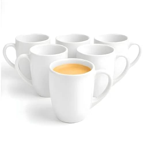 Glasmark Krosno 1992 Coffee Mug Set of 6 | 300 ml Ceramic Cups for Hot Drinks thumbnail 1