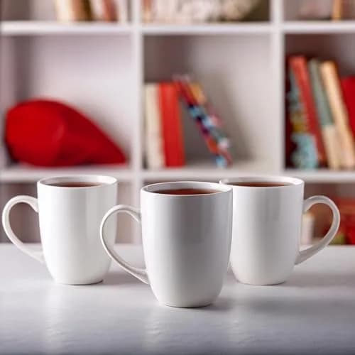 Glasmark Krosno 1992 Coffee Mug Set of 6 | 300 ml Ceramic Cups for Hot Drinks thumbnail 4