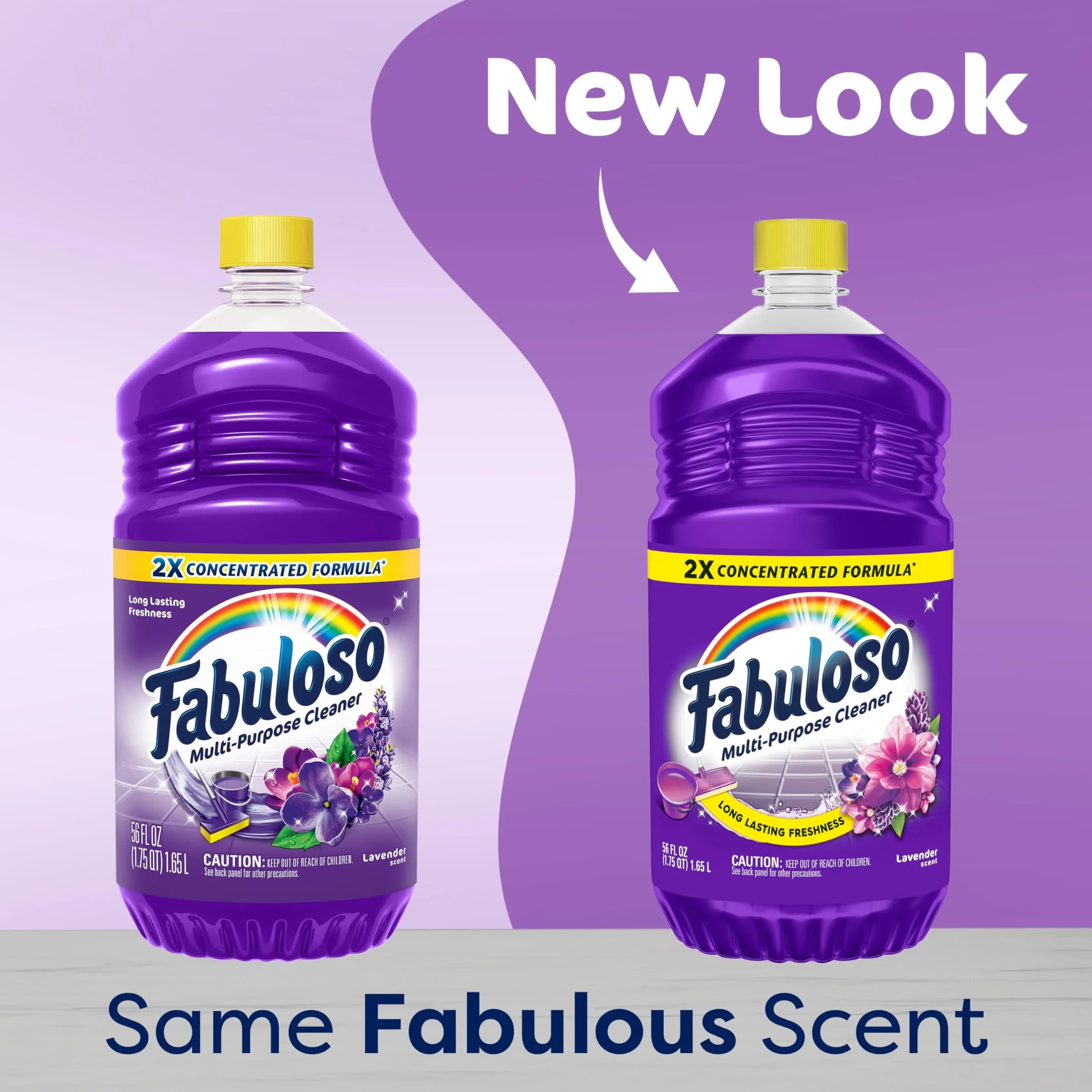 Fabuloso 2X All-Purpose Cleaner Lavender Scent 1.66 L (56 fl oz) | Concentrated Formula for Homes - view 2