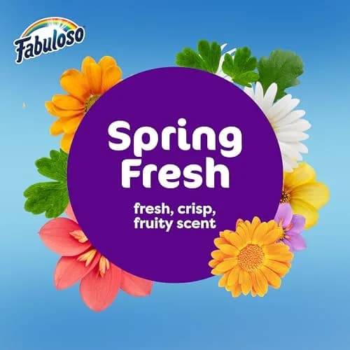 Fabuloso 2X All-Purpose Cleaner, Spring Fresh Scent, 1625 ml (56 fl oz) | Concentrated Formula for 2X More Uses thumbnail 4