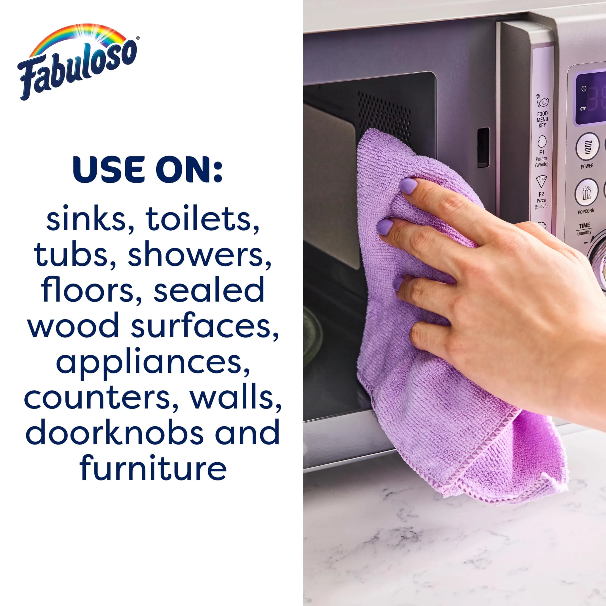 Fabuloso Multi-Purpose Cleaner - Spring Fresh Scent, 2X Concentrated Formula, 1.65 L (56 oz) | Trusted USA Import - view 6