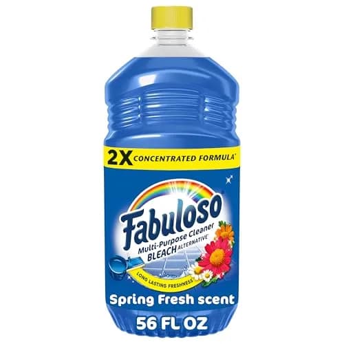 Fabuloso 2X All-Purpose Cleaner, Spring Fresh Scent, 1625 ml (56 fl oz) | Concentrated Formula for 2X More Uses thumbnail 1
