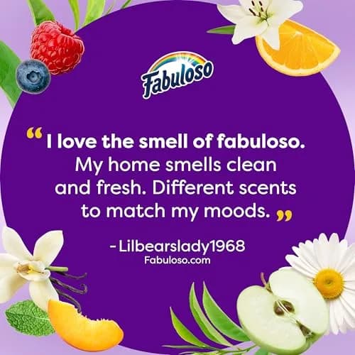 Fabuloso 2X All-Purpose Cleaner, Spring Fresh Scent, 1625 ml (56 fl oz) | Concentrated Formula for 2X More Uses thumbnail 9