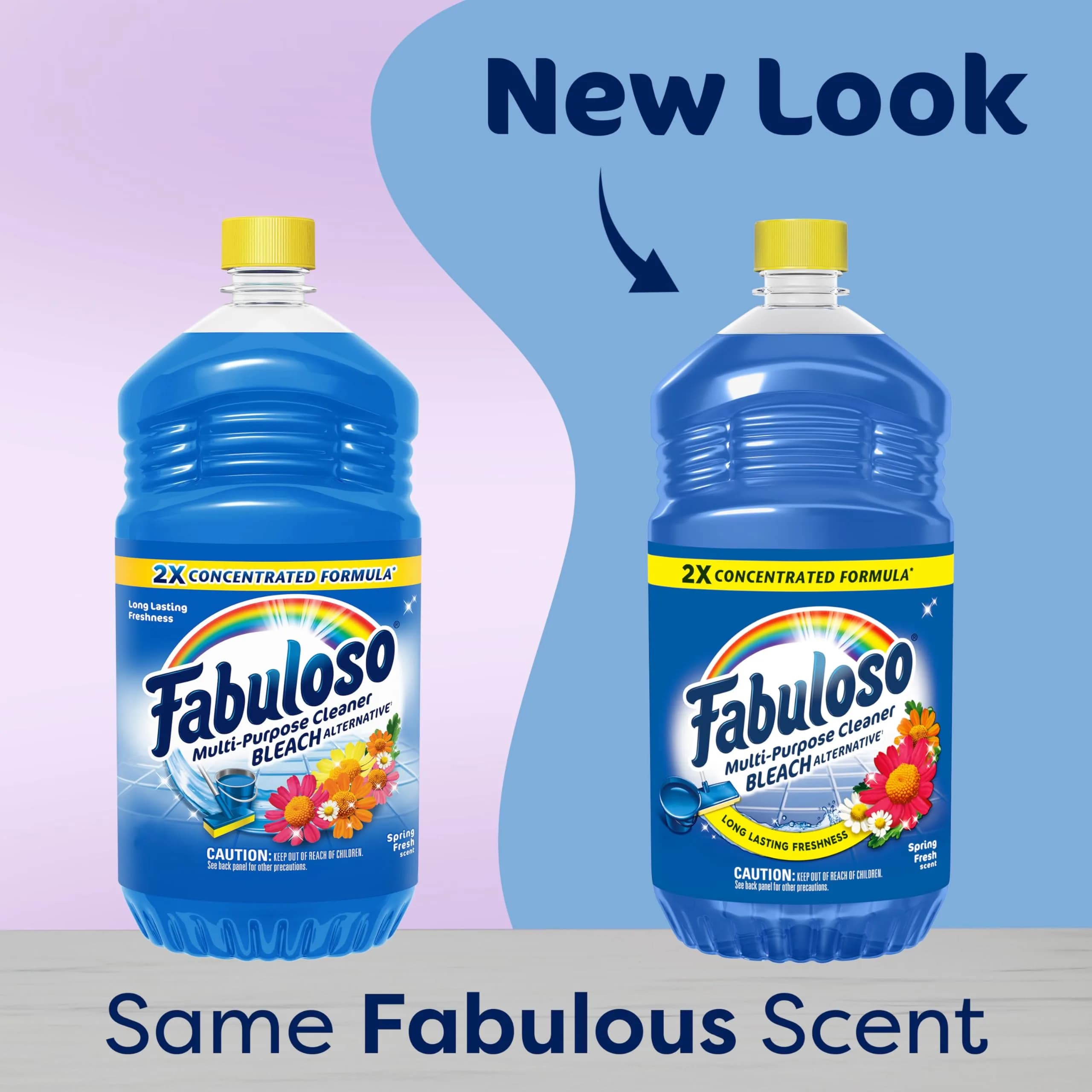Fabuloso Multi-Purpose Cleaner - Spring Fresh Scent, 2X Concentrated Formula, 1.65 L (56 oz) | Trusted USA Import - view 2