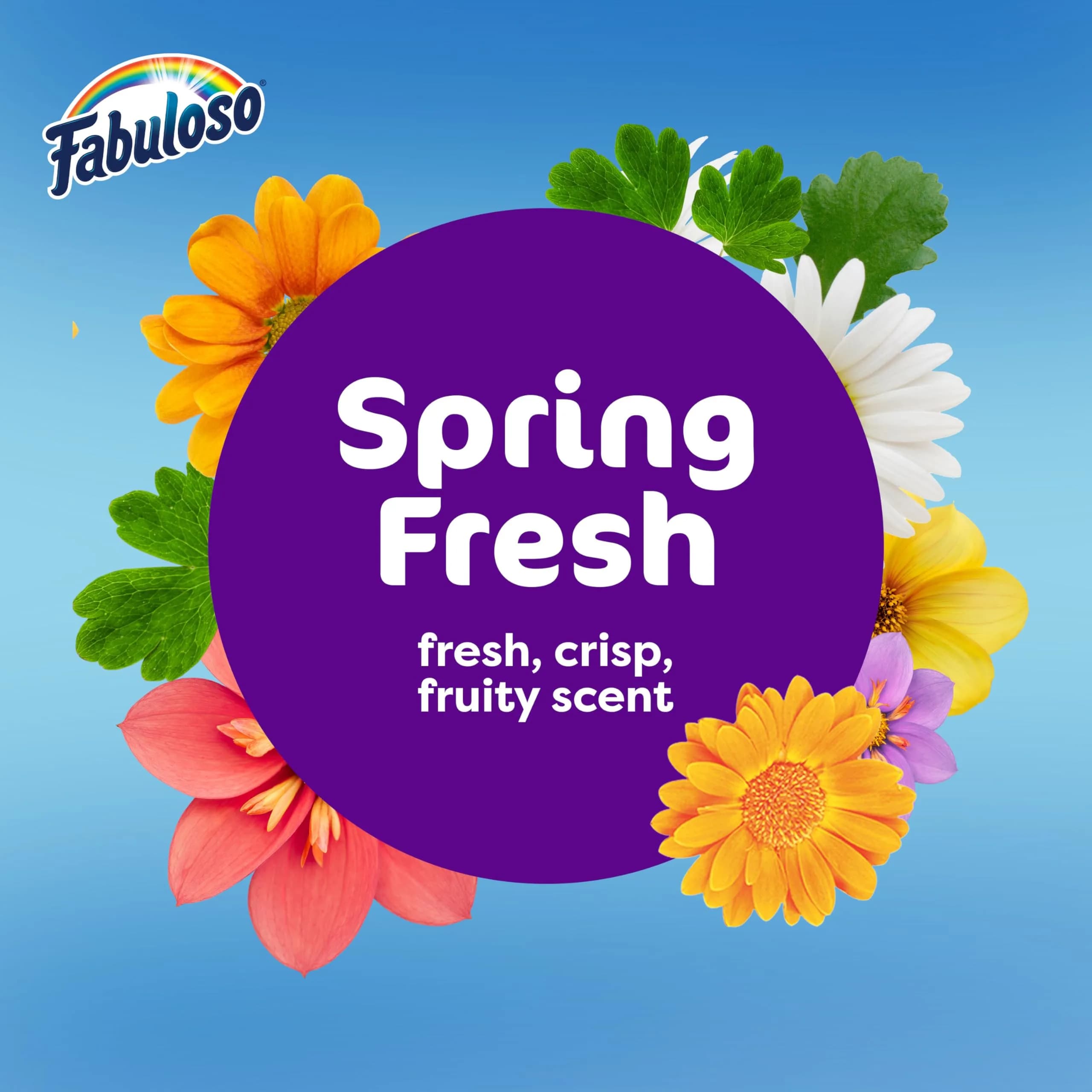 Fabuloso Multi-Purpose Cleaner - Spring Fresh Scent, 2X Concentrated Formula, 1.65 L (56 oz) | Trusted USA Import - view 4