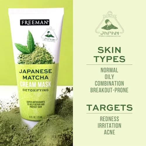 Freeman Matcha 175 ml Skin Treatment Mask | Detox & Calm Skin, Vegan, Cruelty-Free thumbnail 3
