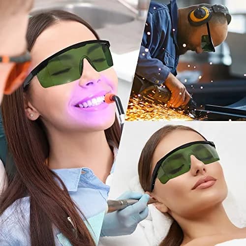 MEIGIX IPL Safety Glasses with Anti-Fog, UV400 Protection, OD5+ for Laser Hair Removal & Beauty Therapy | 200-2000nm Wavelength Protection thumbnail 4