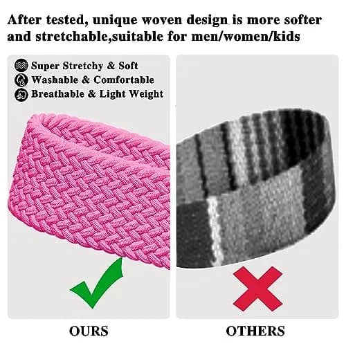 Fishent Body Strap Wristlet Keychain Pink | Braided Elastic Key Holder for Women Men thumbnail 5