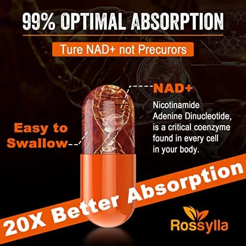 Rhameph Liposomal NAD+ 1300mg Supplement | Highest Absorption for Aging & Energy | 60 Capsules thumbnail 4