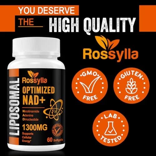 Rhameph Liposomal NAD+ 1300mg Supplement | Highest Absorption for Aging & Energy | 60 Capsules thumbnail 3