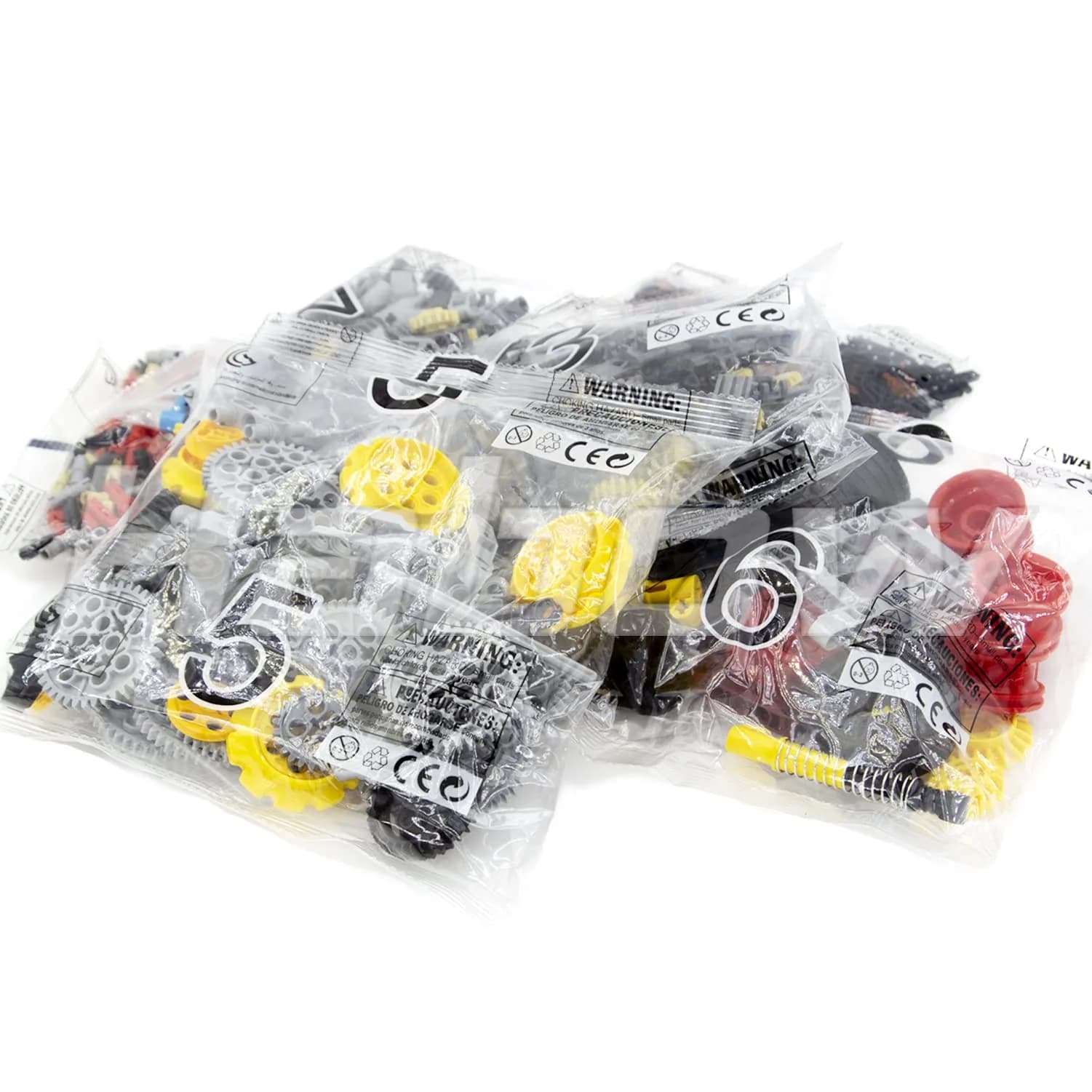 Habow 852pcs Technic Parts Kit with 57 Types of Gears, Axles, Pins & Connectors | STEM Building Toy for MOCs & Classrooms - view 6