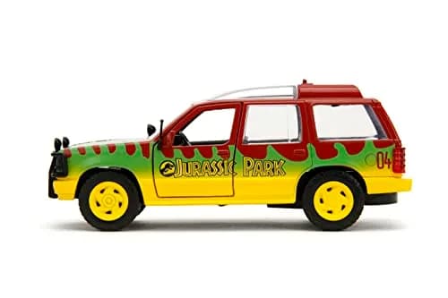 Jada Jurassic Park 1993 Ford Explorer Die-Cast Car 1:32 Scale | Authentic Collectible Toy thumbnail 4